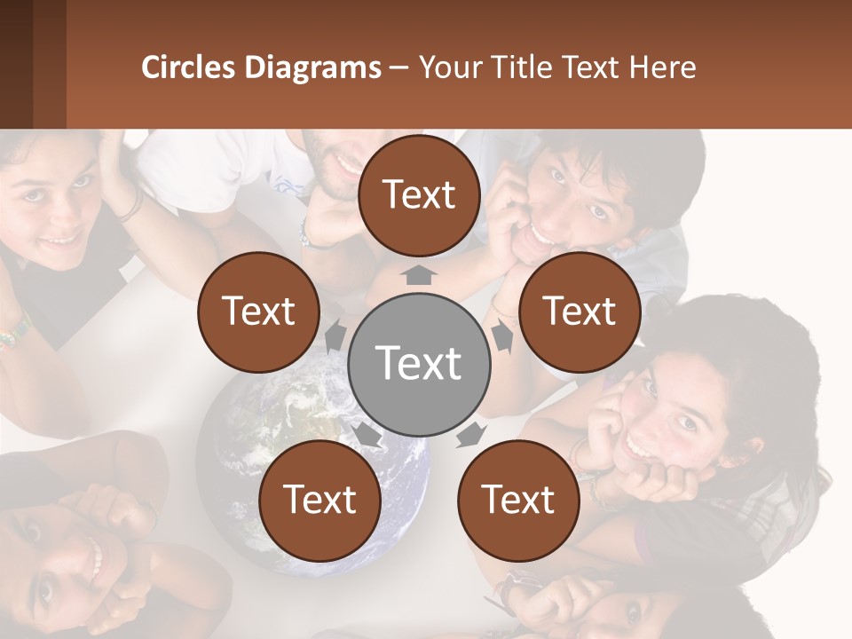 Dessert Hat Pattern PowerPoint Template