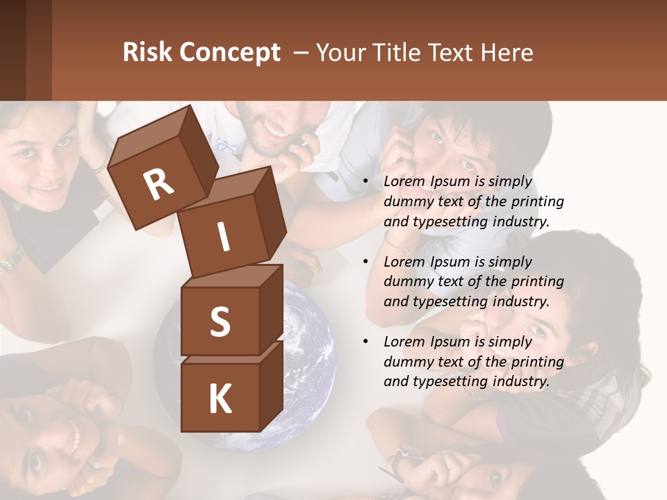 Dessert Hat Pattern PowerPoint Template