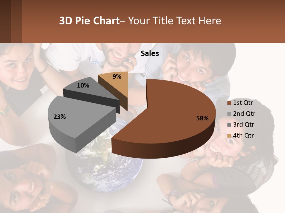 Dessert Hat Pattern PowerPoint Template