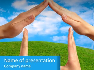 Cartoon Happiness Star PowerPoint Template