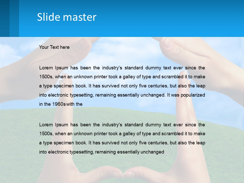 Cartoon Happiness Star PowerPoint Template