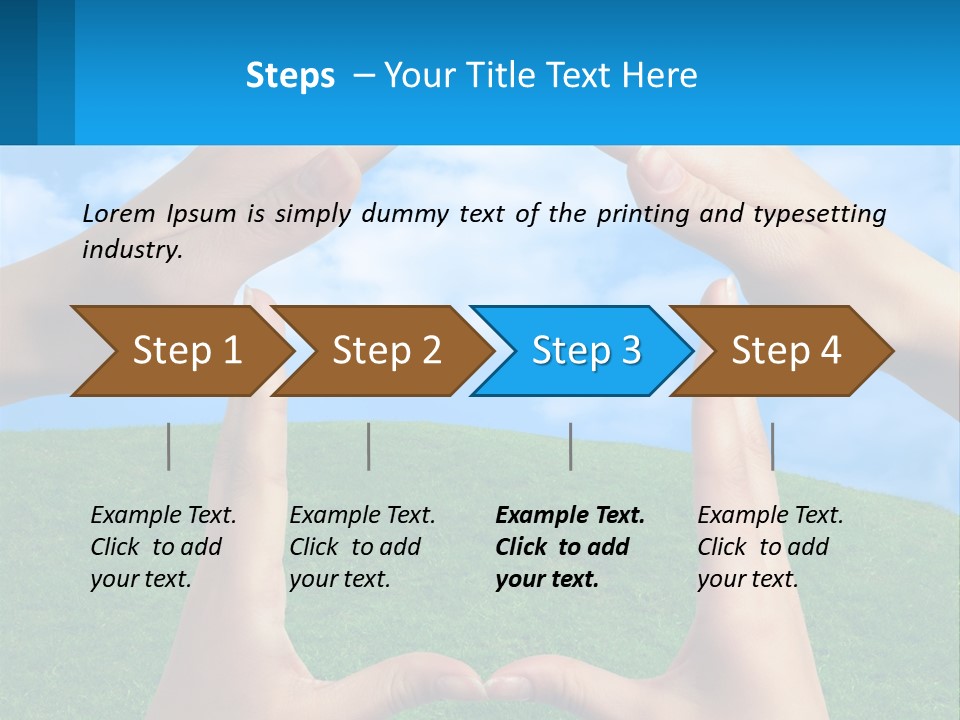 Cartoon Happiness Star PowerPoint Template