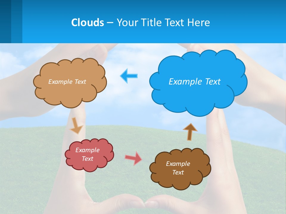 Cartoon Happiness Star PowerPoint Template