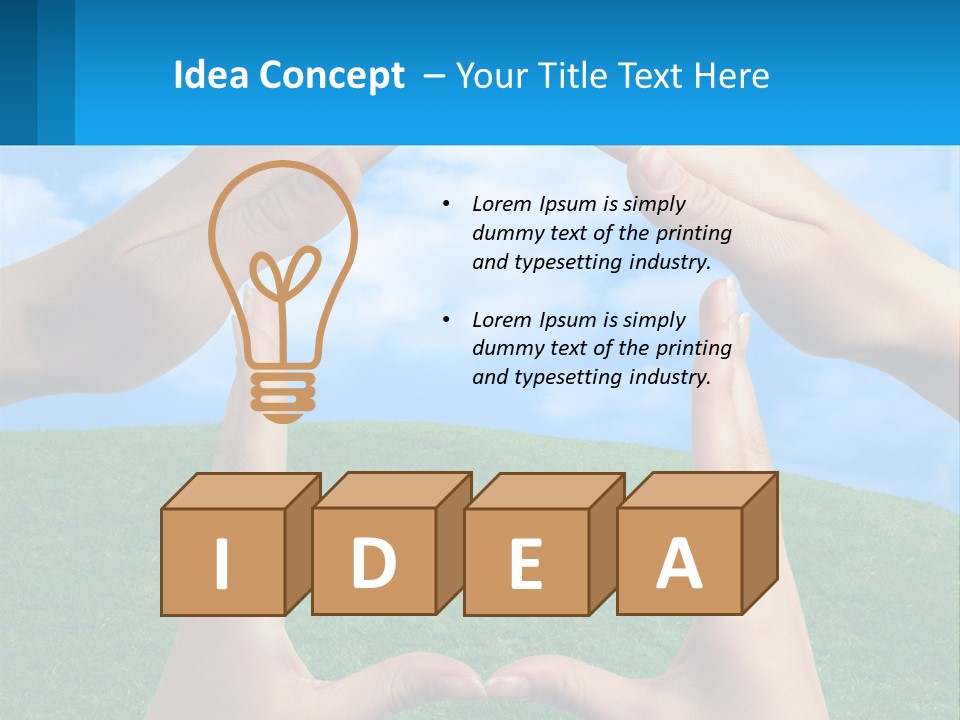 Cartoon Happiness Star PowerPoint Template