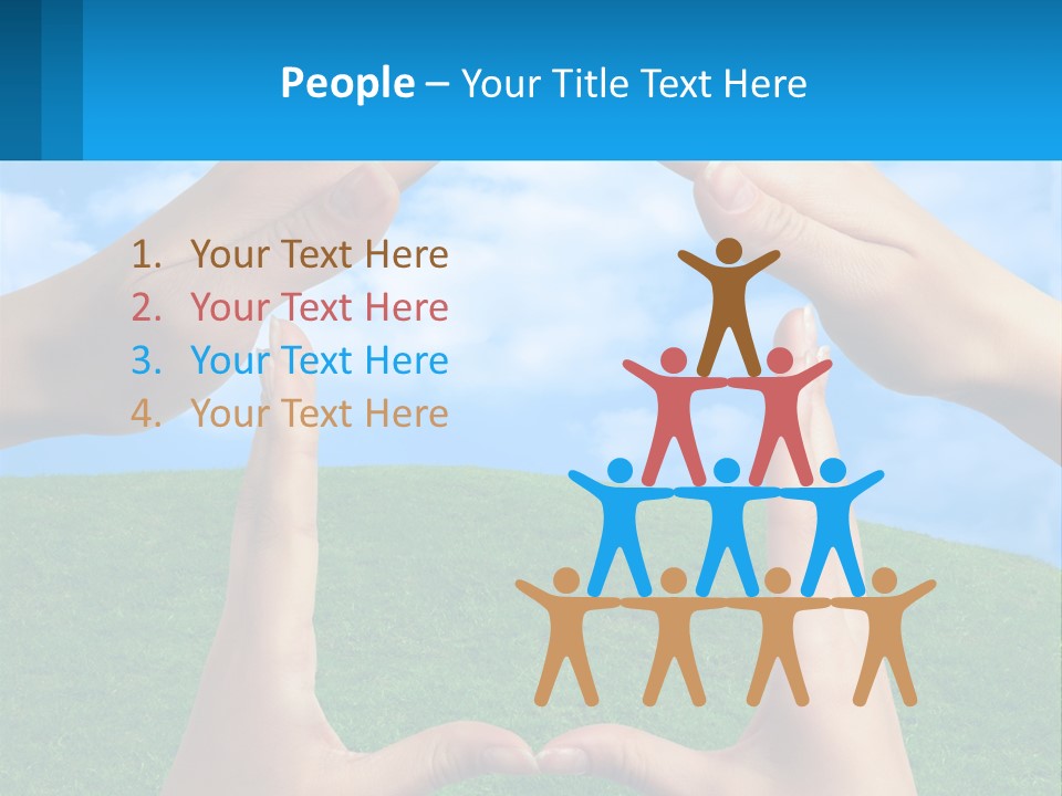 Cartoon Happiness Star PowerPoint Template