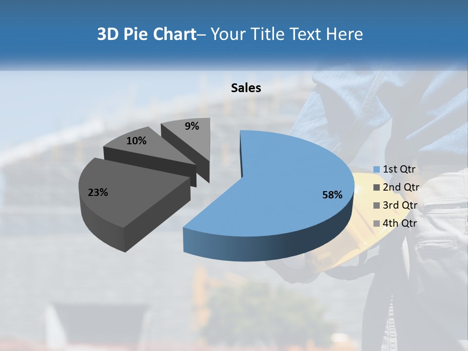 Cake Pink Isolated PowerPoint Template