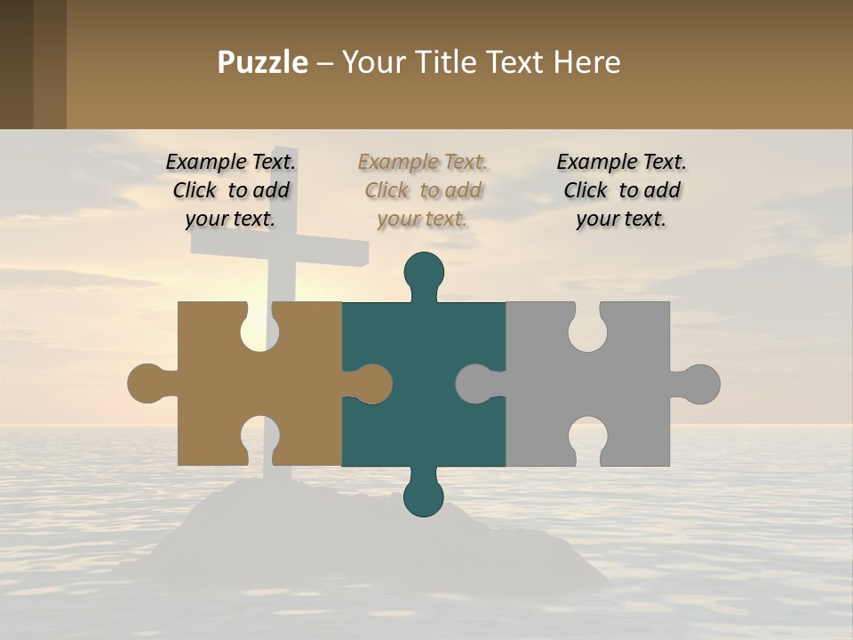 Spiral Isolated Card PowerPoint Template