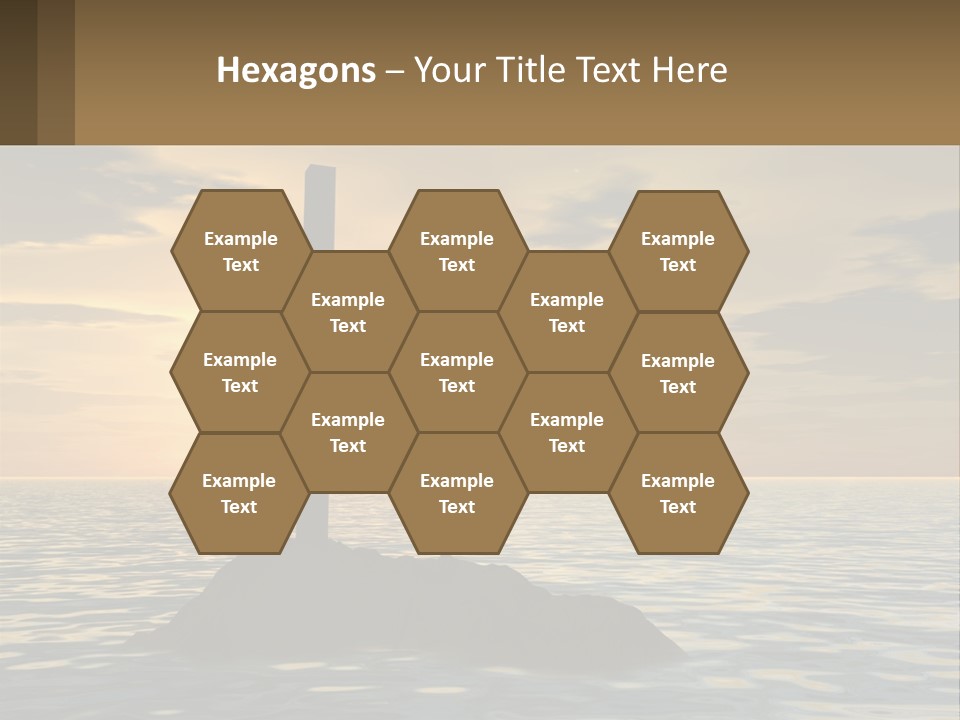 Spiral Isolated Card PowerPoint Template