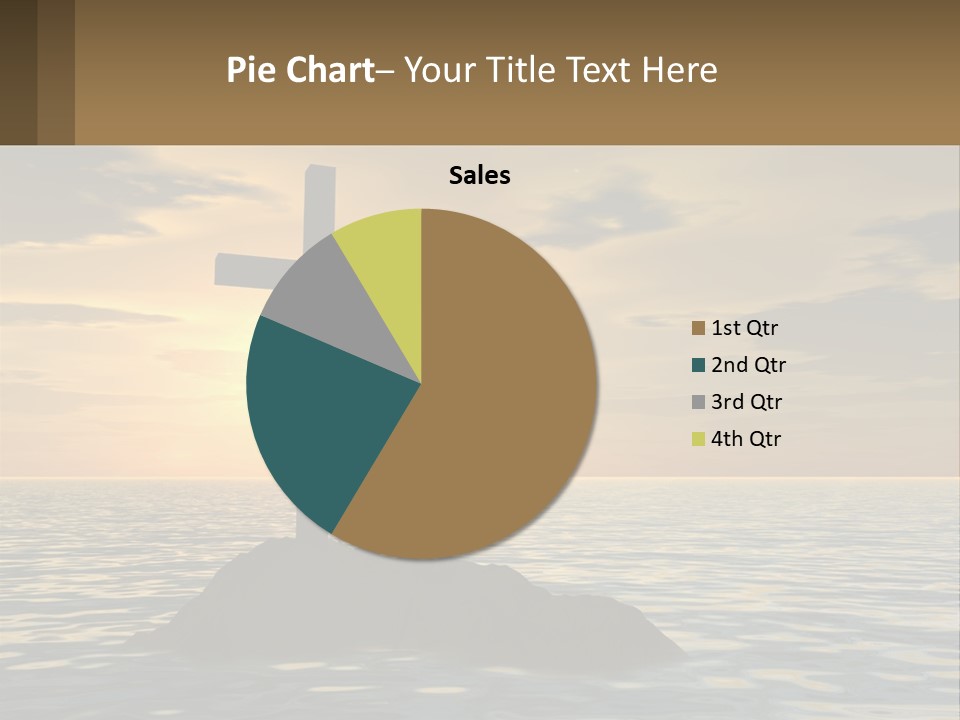 Spiral Isolated Card PowerPoint Template