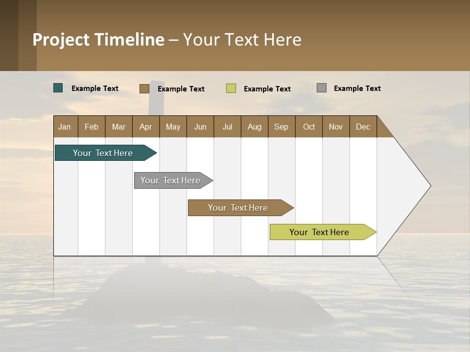 Spiral Isolated Card PowerPoint Template