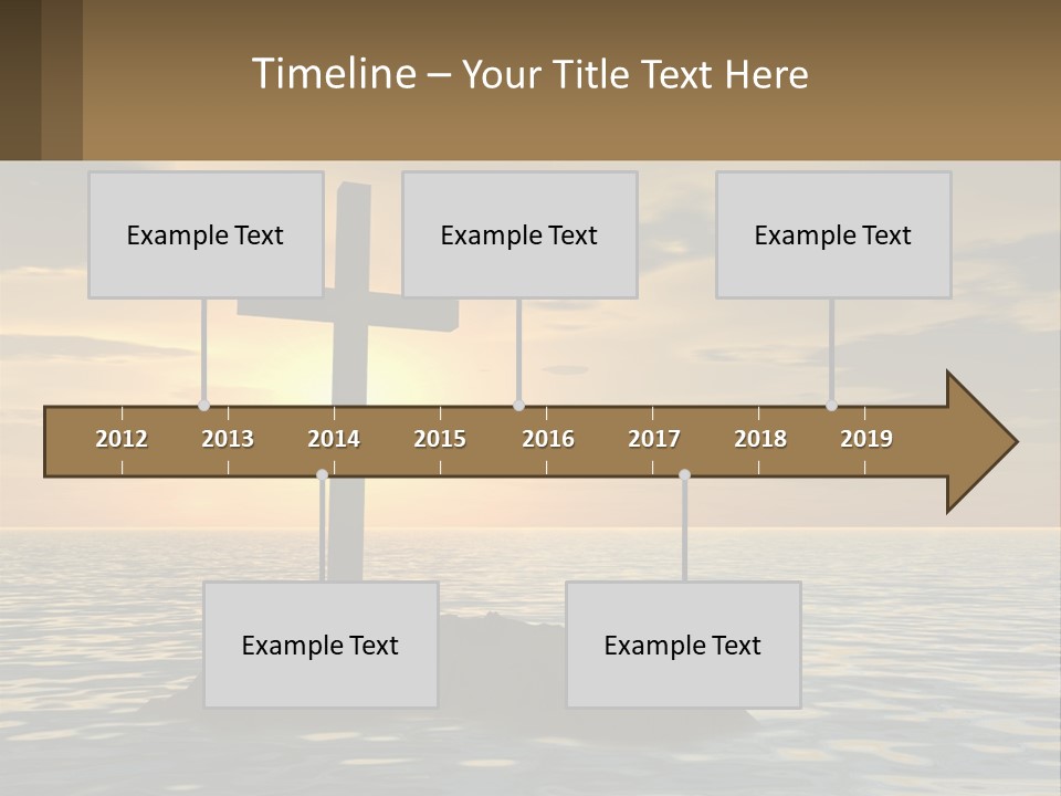 Spiral Isolated Card PowerPoint Template