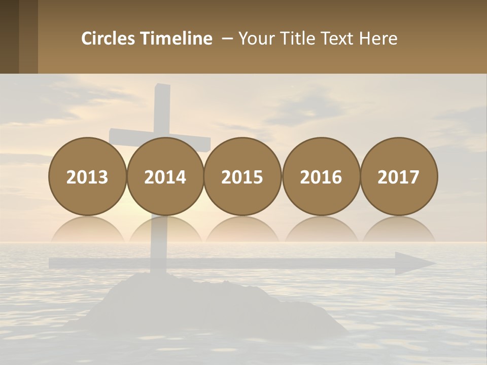 Spiral Isolated Card PowerPoint Template