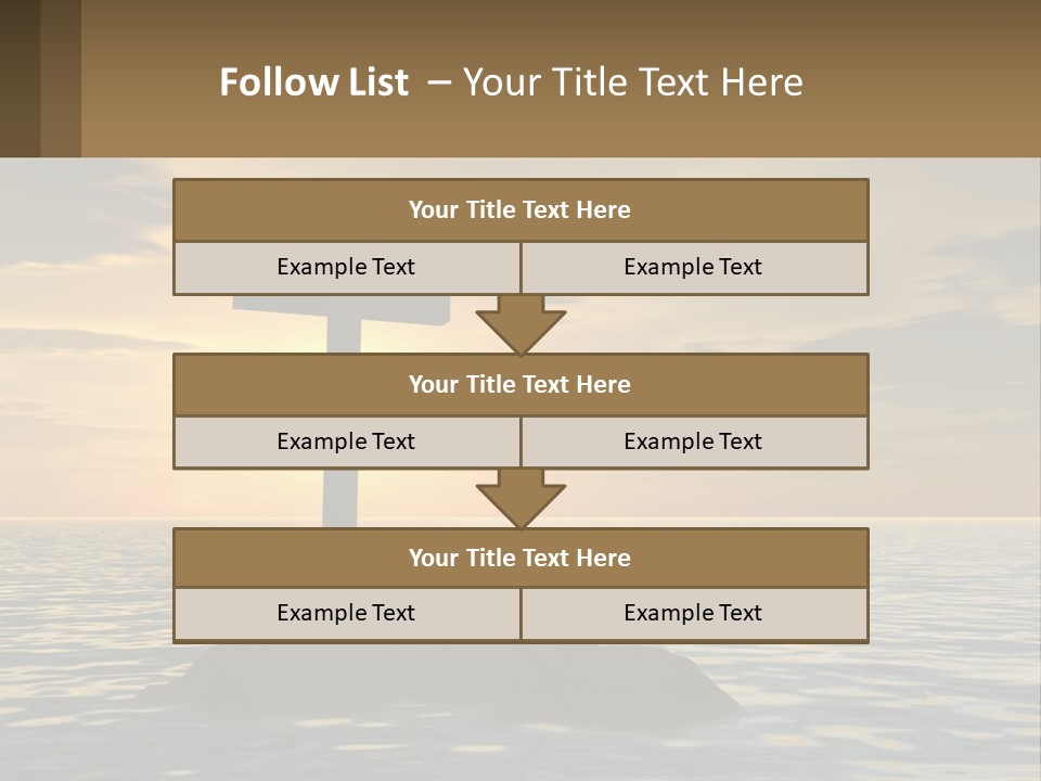 Spiral Isolated Card PowerPoint Template