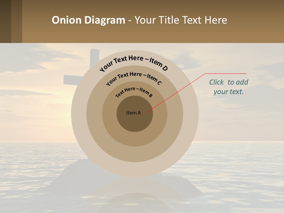 Spiral Isolated Card PowerPoint Template