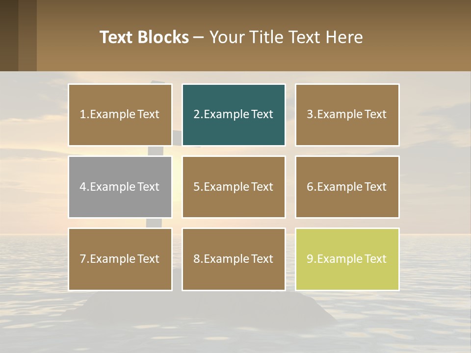 Spiral Isolated Card PowerPoint Template