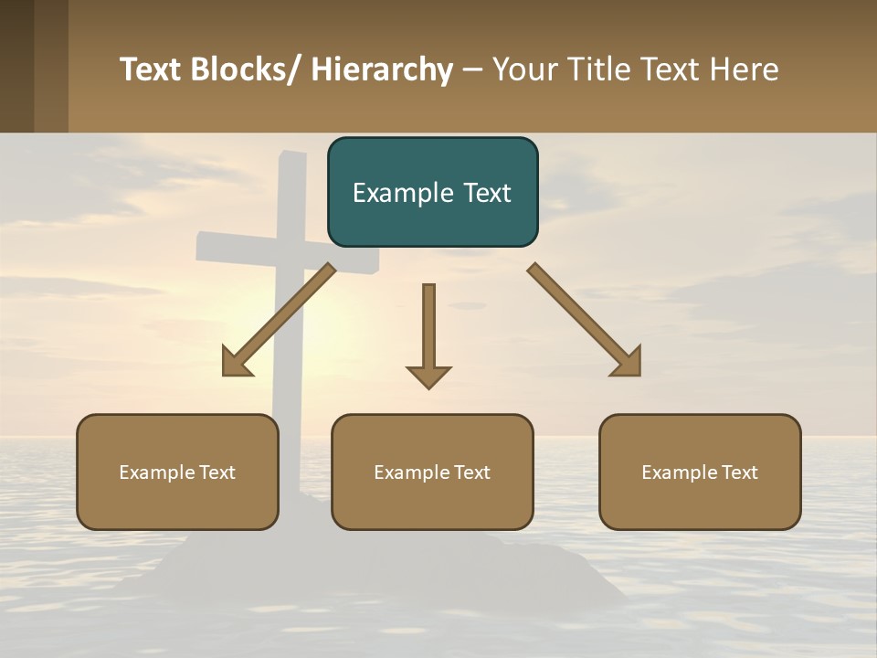 Spiral Isolated Card PowerPoint Template