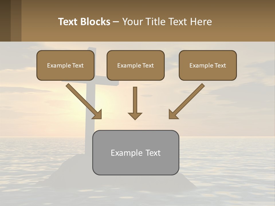 Spiral Isolated Card PowerPoint Template