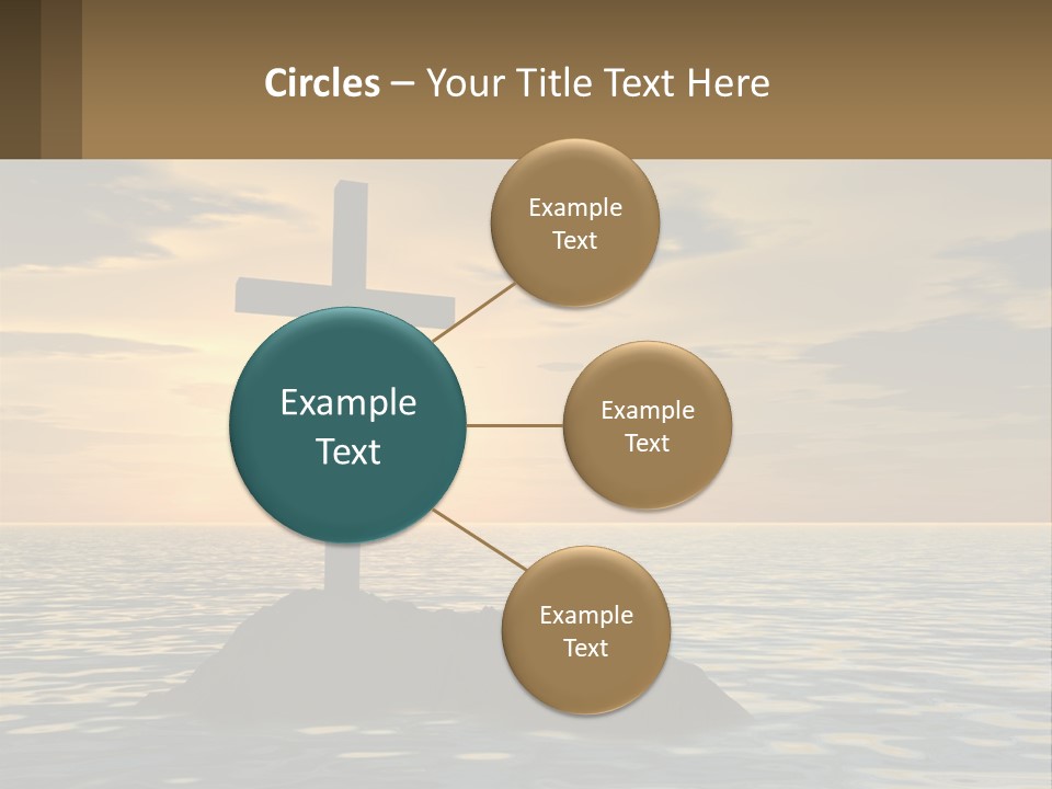 Spiral Isolated Card PowerPoint Template