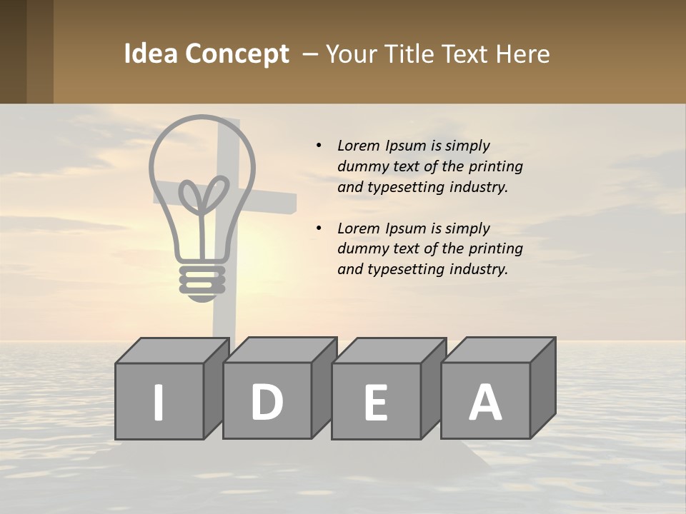 Spiral Isolated Card PowerPoint Template
