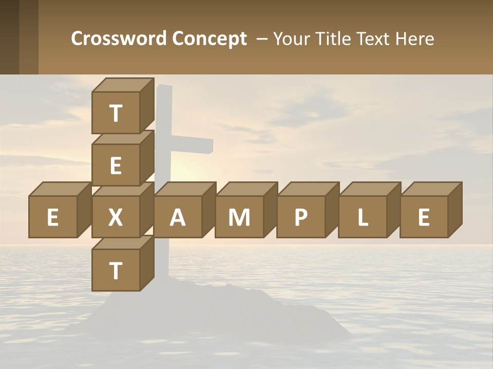 Spiral Isolated Card PowerPoint Template