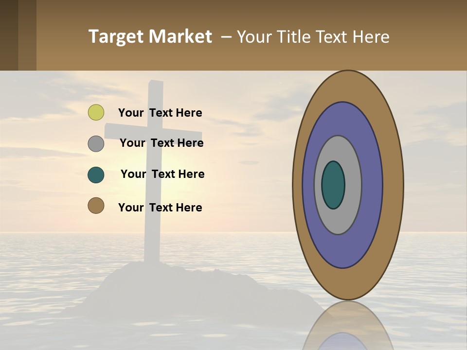 Spiral Isolated Card PowerPoint Template