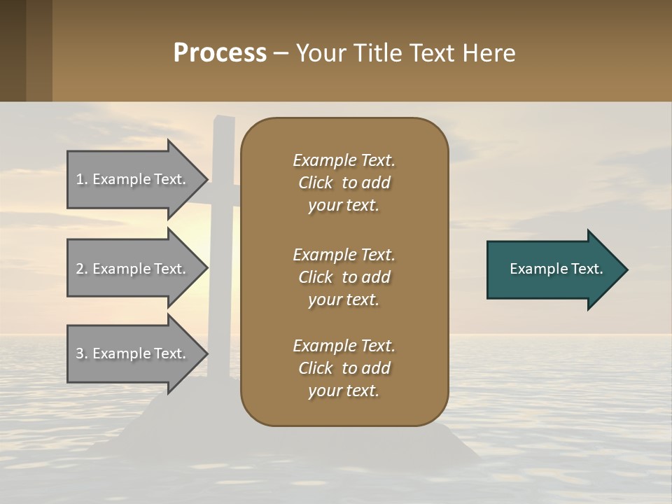Spiral Isolated Card PowerPoint Template