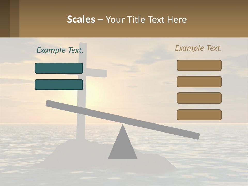 Spiral Isolated Card PowerPoint Template