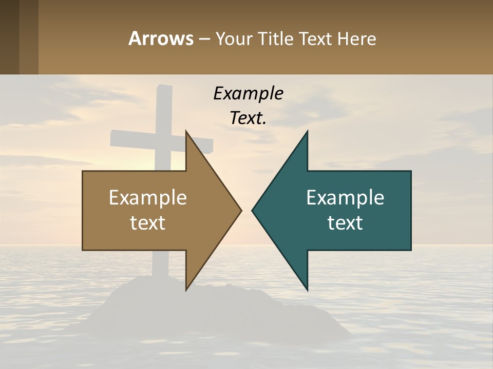 Spiral Isolated Card PowerPoint Template