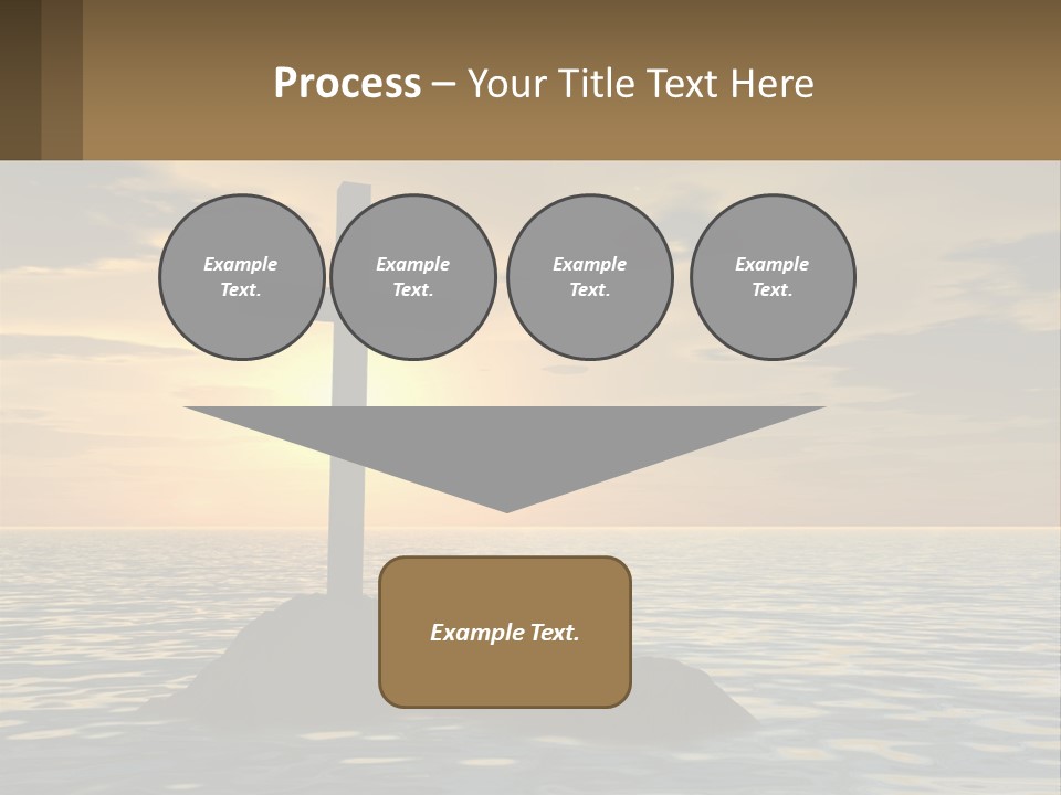 Spiral Isolated Card PowerPoint Template