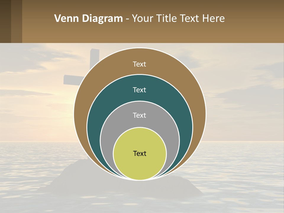 Spiral Isolated Card PowerPoint Template