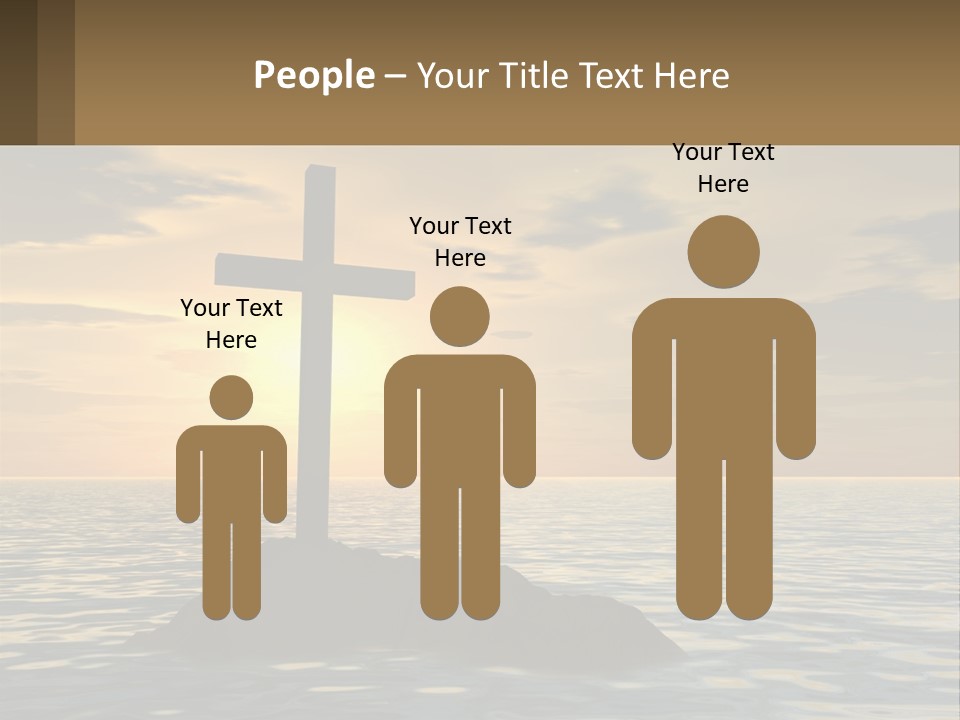 Spiral Isolated Card PowerPoint Template