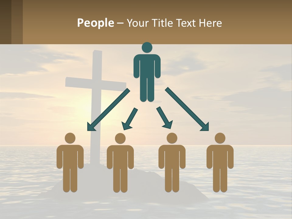 Spiral Isolated Card PowerPoint Template