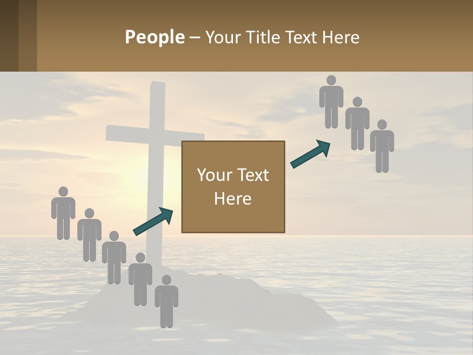 Spiral Isolated Card PowerPoint Template