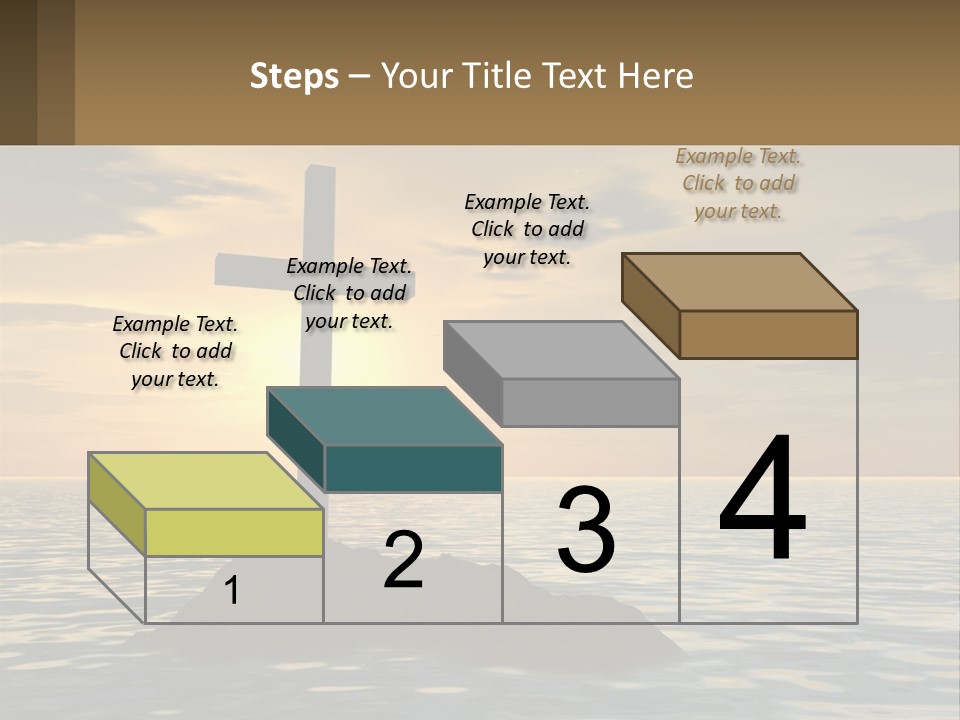 Spiral Isolated Card PowerPoint Template