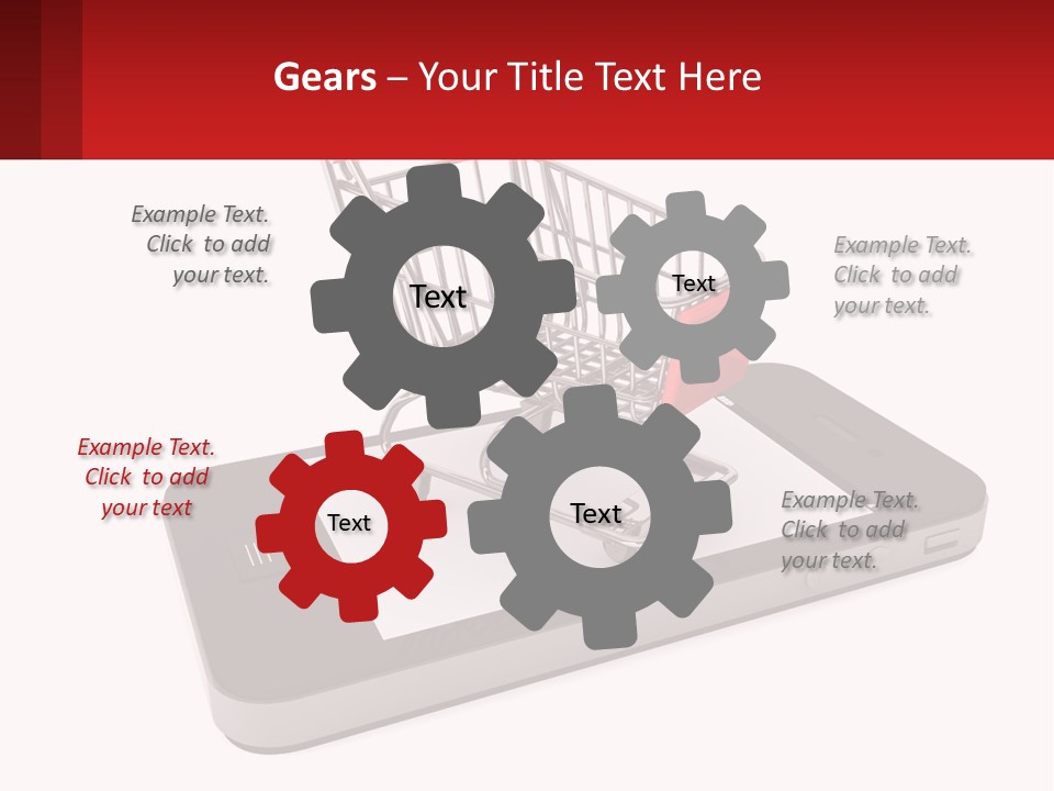 Celebrate Gift Cartoon PowerPoint Template