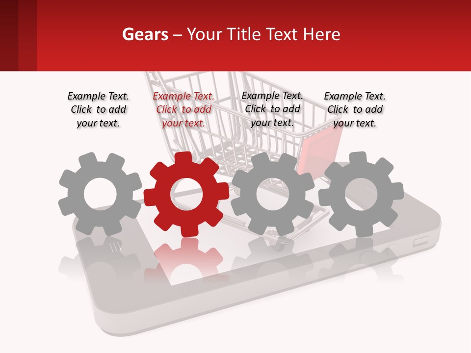 Celebrate Gift Cartoon PowerPoint Template