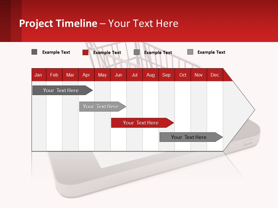 Celebrate Gift Cartoon PowerPoint Template