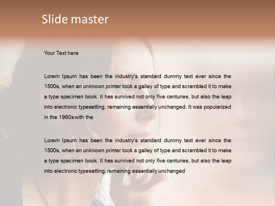 Cake Children Cupcake PowerPoint Template