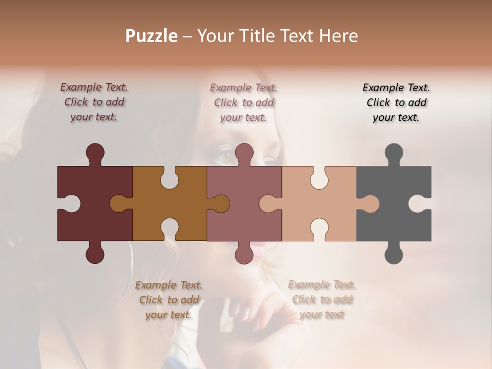 Cake Children Cupcake PowerPoint Template