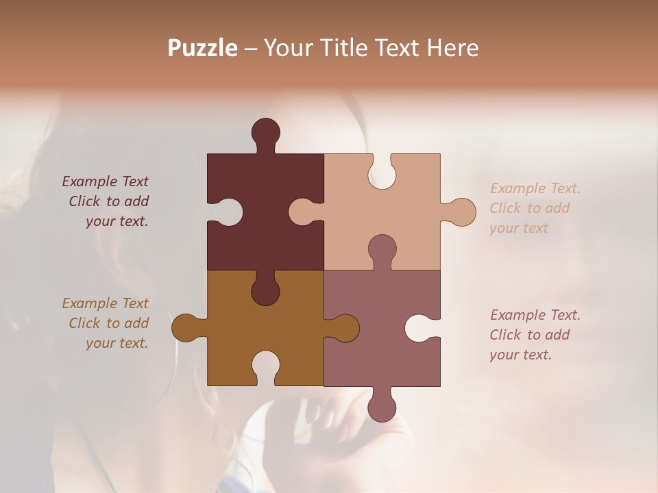 Cake Children Cupcake PowerPoint Template