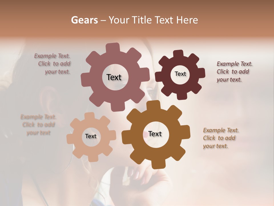 Cake Children Cupcake PowerPoint Template