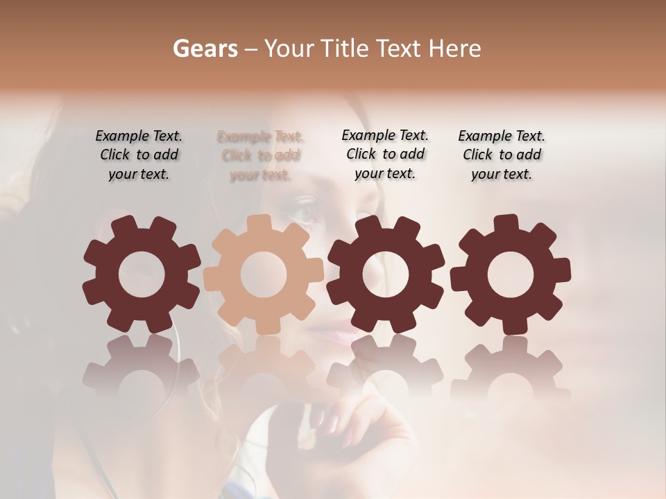 Cake Children Cupcake PowerPoint Template