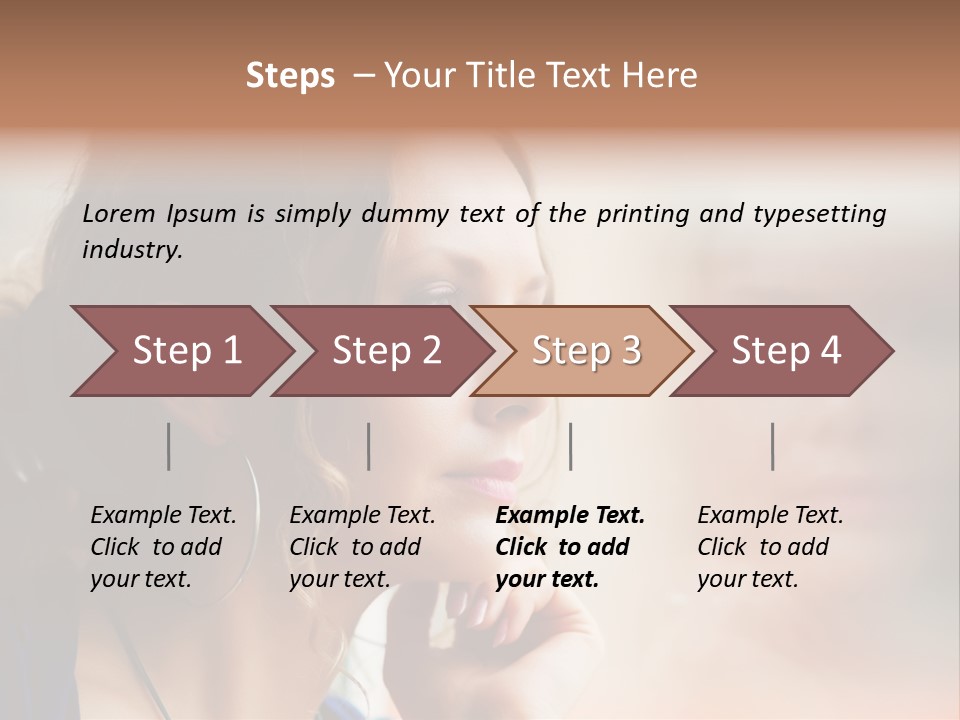 Cake Children Cupcake PowerPoint Template