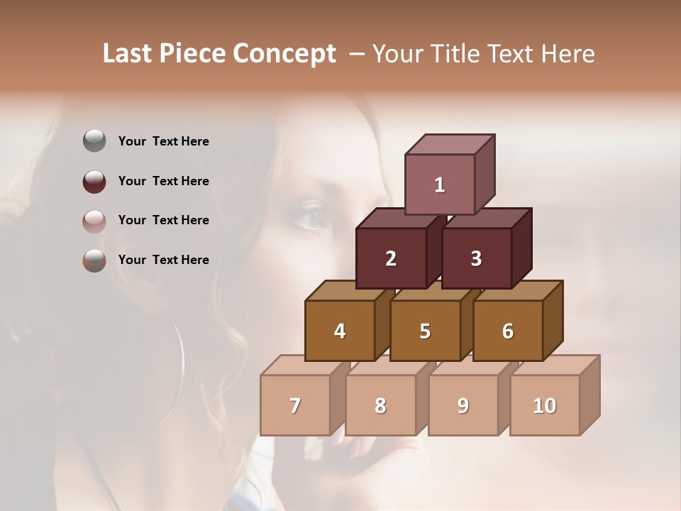 Cake Children Cupcake PowerPoint Template