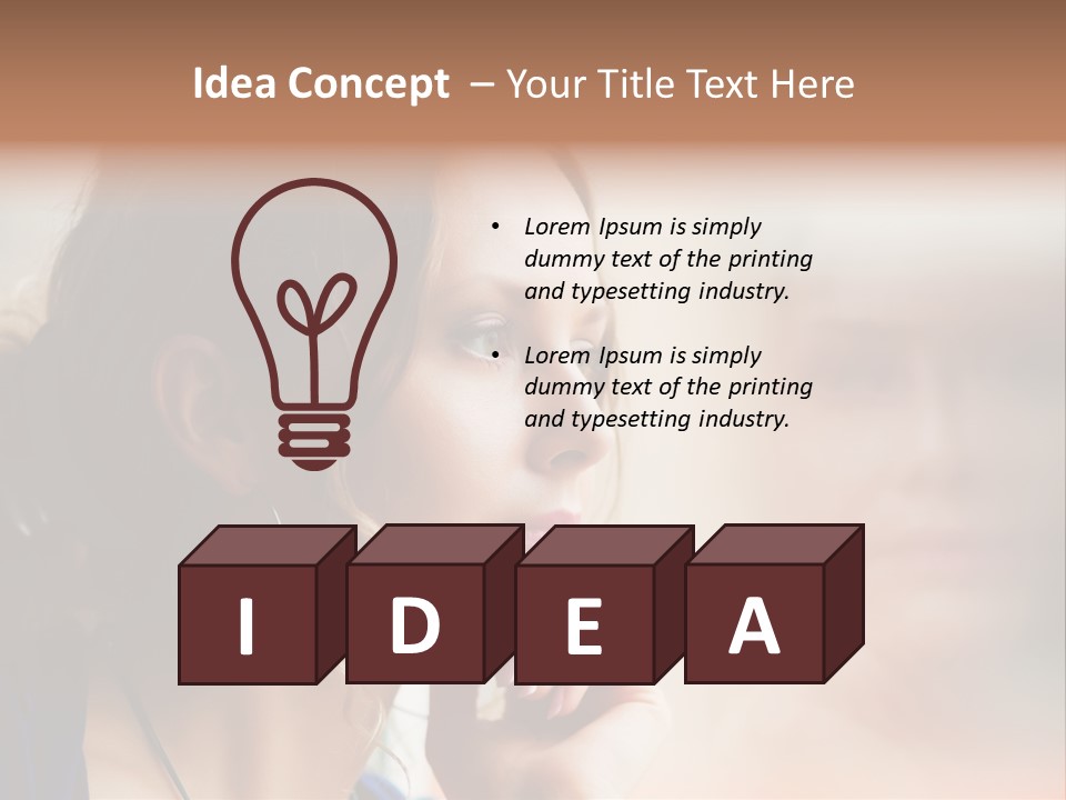 Cake Children Cupcake PowerPoint Template