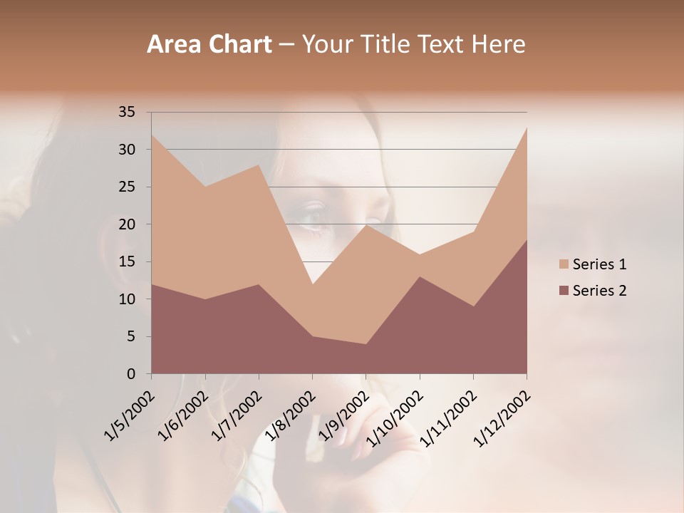 Cake Children Cupcake PowerPoint Template