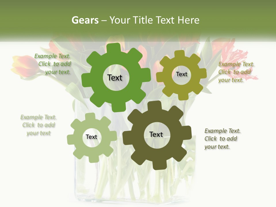 Cartoon Bday Cake PowerPoint Template