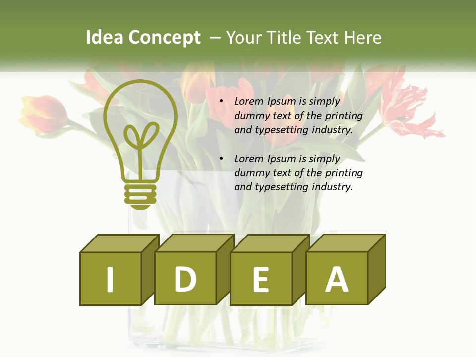 Cartoon Bday Cake PowerPoint Template