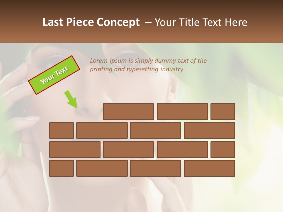 Love Hat Decoration PowerPoint Template