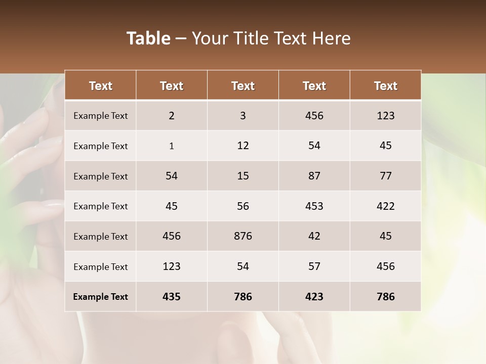 Love Hat Decoration PowerPoint Template